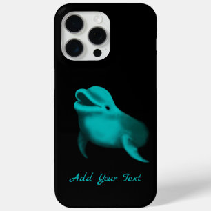 Lucky Dolphin - Add Your Text iPhone 15 Pro Max Case