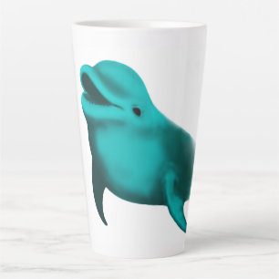 Lucky Dolphin Latte Mug