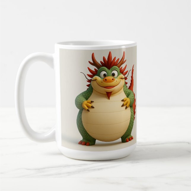 Lucky Dragon Smile Mug (Left)