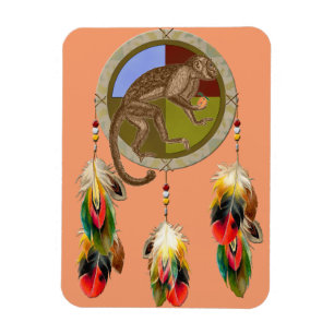 Lucky Dream Monkey Magnet