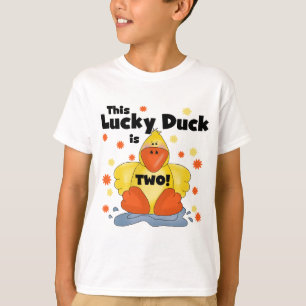 Lucky Duck 2nd Birthday Tshirts and Gifts