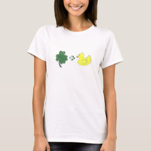 Lucky Duck Shamrock Rubber Ducky St. Patrick's Day T-Shirt