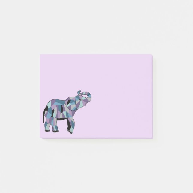 Lucky Elephant Post-it® Notes (Front)