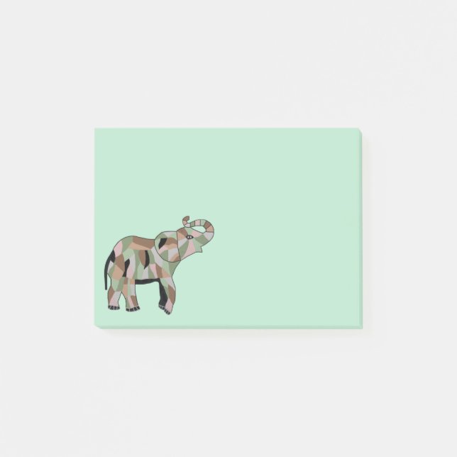 Lucky Elephant Post-it® Notes (Front)