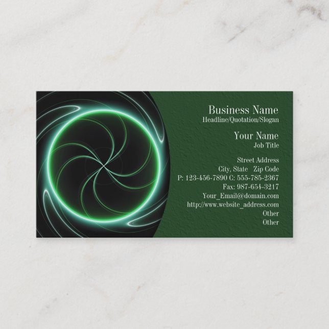 Lucky Energy Company/Business Card (Front)