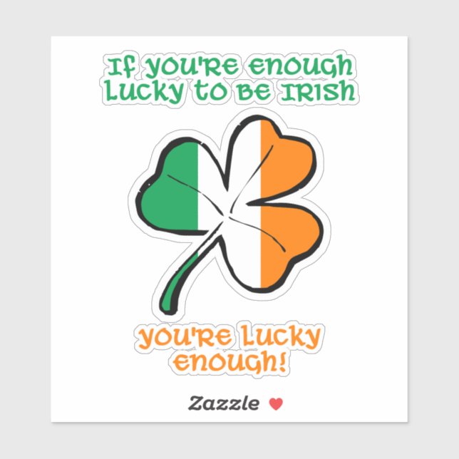 Lucky enough to be Irish (Sheet)