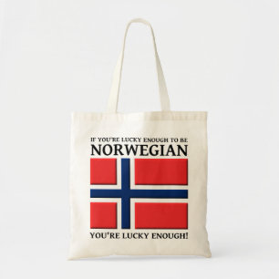 Lucky Enough To Be Norwegian Bag