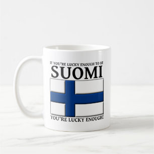 Lucky Enough To Be Suomi Finnish Mug