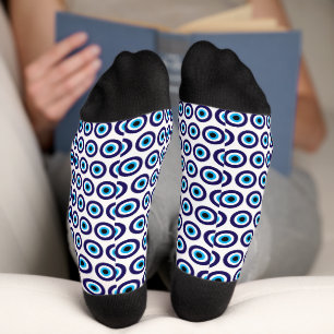 Lucky Evil Eye symbol socks