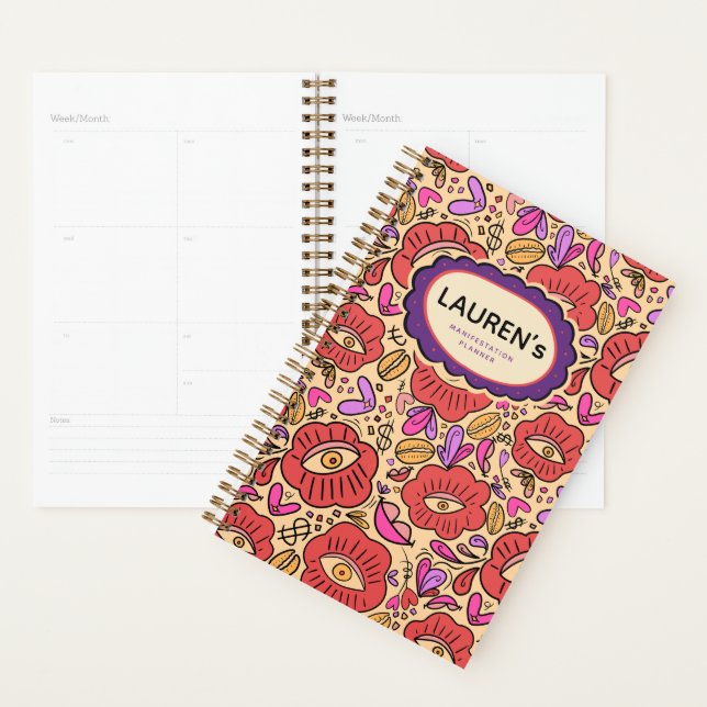 Lucky Eye Floral Pattern (Devant avec enveloppe)