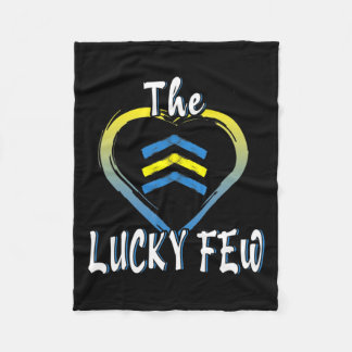 Lucky Few Heart 21 World Down Syndrome Awareness D Fleece Blanket