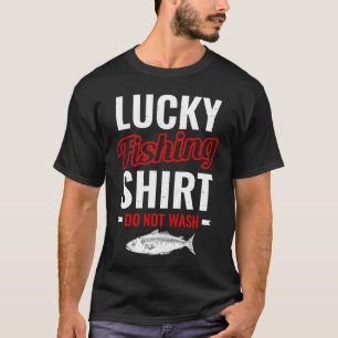 Lucky Fishing for Fish Hunter and Fisherman T-Shirt