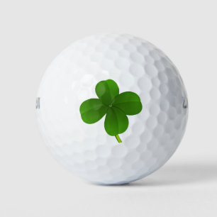 Lucky Four-Leaf Clover Golf Balls