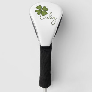 Lucky Four Leaf Clover Golf Head Cover