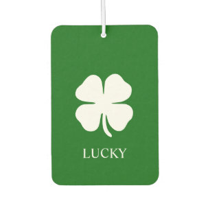 Lucky Four Leaf Clover Green Irish    Air Freshener