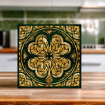 Lucky Four-leaf clover luxury  Tile<br><div class="desc">Lucky Four-leaf clover luxury</div>