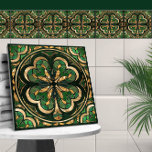 Lucky Four-leaf clover luxury Tile<br><div class="desc">Lucky Four-leaf clover luxury</div>