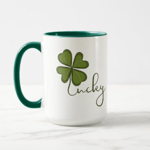 Lucky Four Leaf Clover Mug