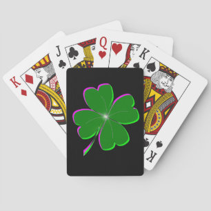 Lucky Four Leaf Clover Playing Cards