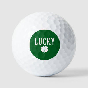 Lucky Four Leaf Clover St Patrick's Golf Balls