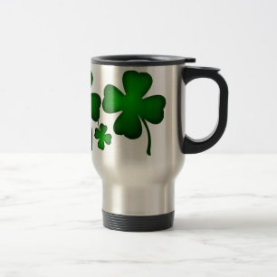 Lucky Four Leaf Clover Stein