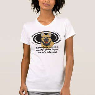 Lucky German Shepherd Owner T-Shirt