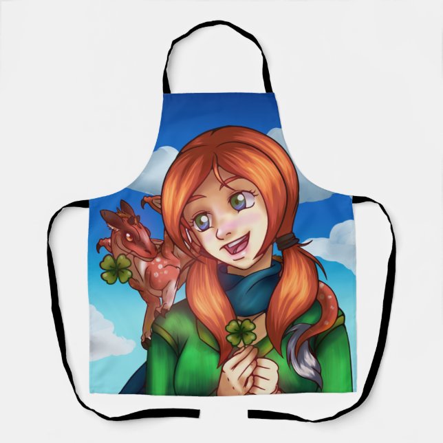 Lucky Girl  Apron (Front)