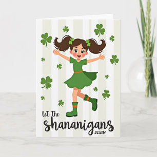 Lucky Girl Fun Time Card