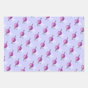 Lucky Girl, Luckiest Girl, Lucky, Affirmation Wrapping Paper Sheet