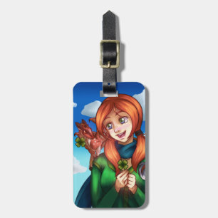 Lucky Girl  Luggage Tag