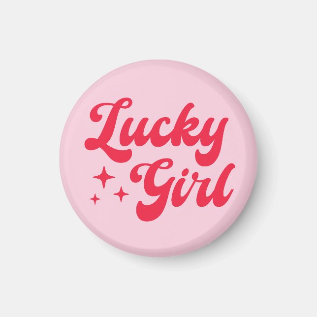 Lucky Girl Magnet (Front)