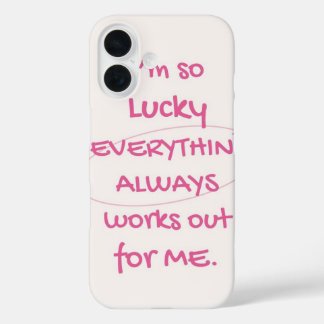 Lucky girl phone case