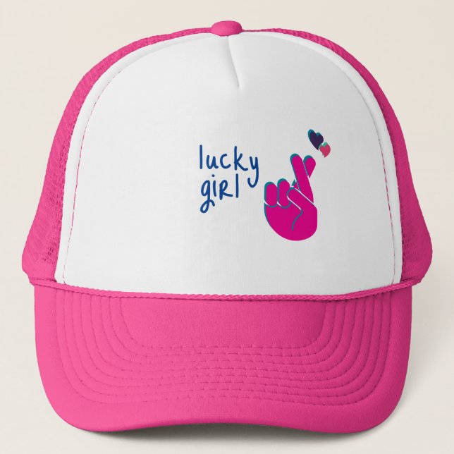 Lucky Girl Truckers Casquette (Devant)
