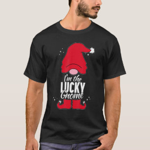 Lucky Gnome Matching Family Group Christmas Party  T-Shirt
