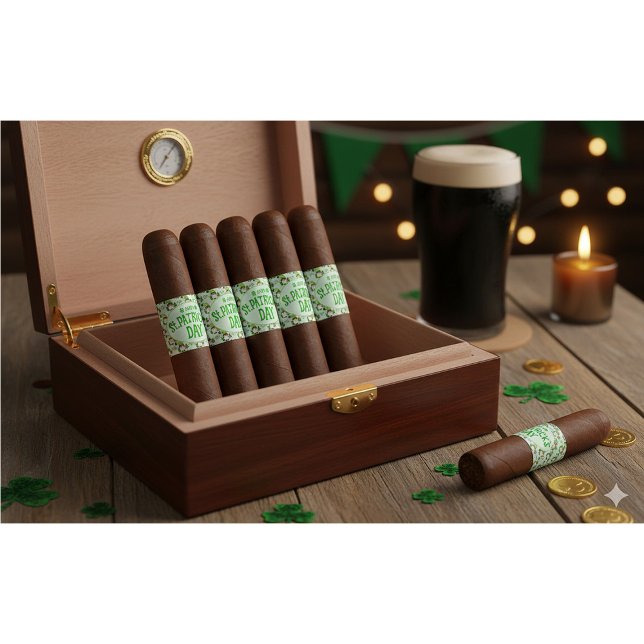 Lucky Gnome Saint-Patrick Custom Cigar Wraps (Créateur téléchargé)