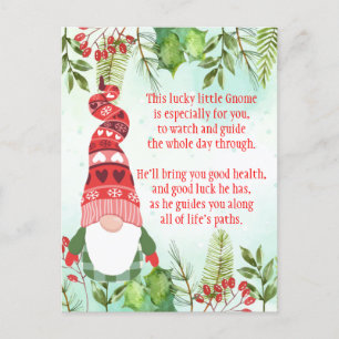 Lucky Gnome This lucky little Gnome Postcard