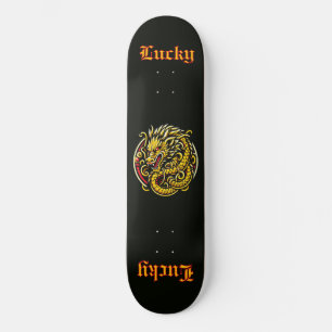Lucky Golden Dragon Skateboard