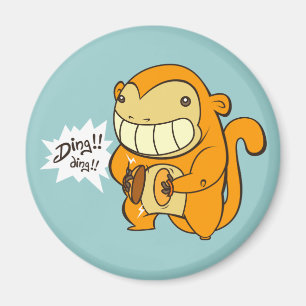 Lucky Gonden Monkey Magnet