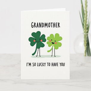 Lucky Grandmother Love Card