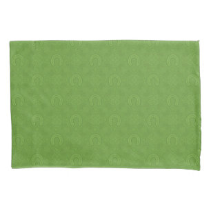 Lucky Green Icons Pattern Pillowcase