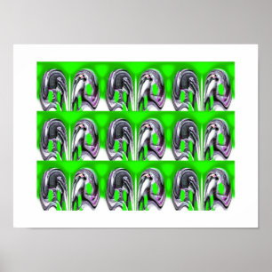 Lucky green poster