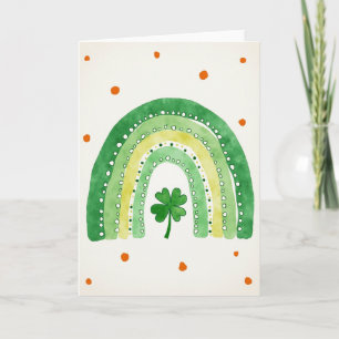 Lucky Green Rainbow Art Card