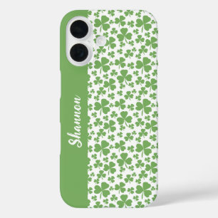 Lucky Green Shamrock iPhone 16 Case