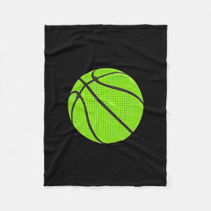 Lucky Green Sketll High School College Sketll Play Fleece Blanket