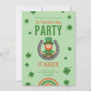 Lucky Green Vibes Invitation