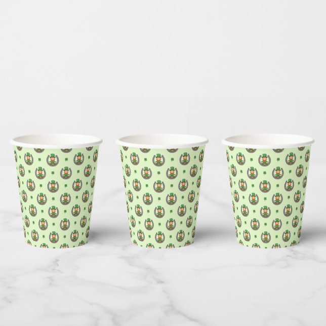 Lucky Green Vibes Paper Cups (Multi)