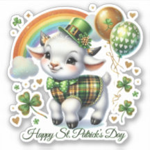 Lucky Happy St. Patrick’s Day Sticker