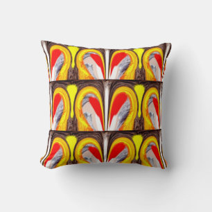 Lucky hearts throw pillow