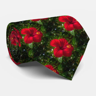 "Lucky Hibiscus" Tie