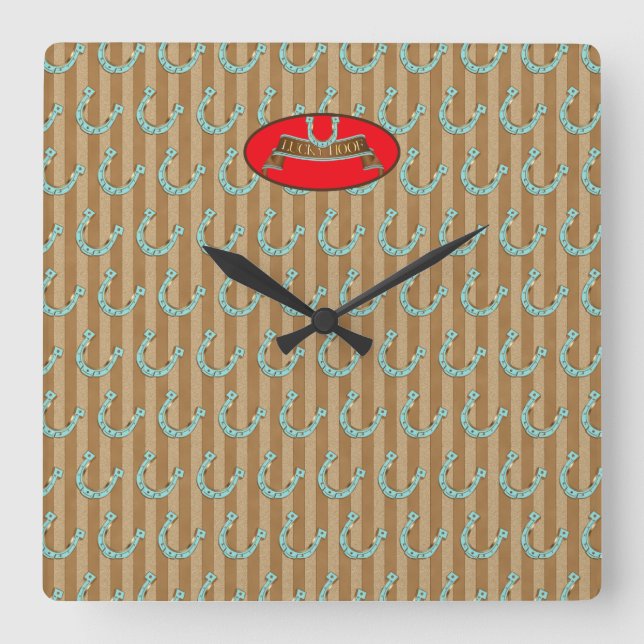 Lucky Hoof - Wall Clock (Front)